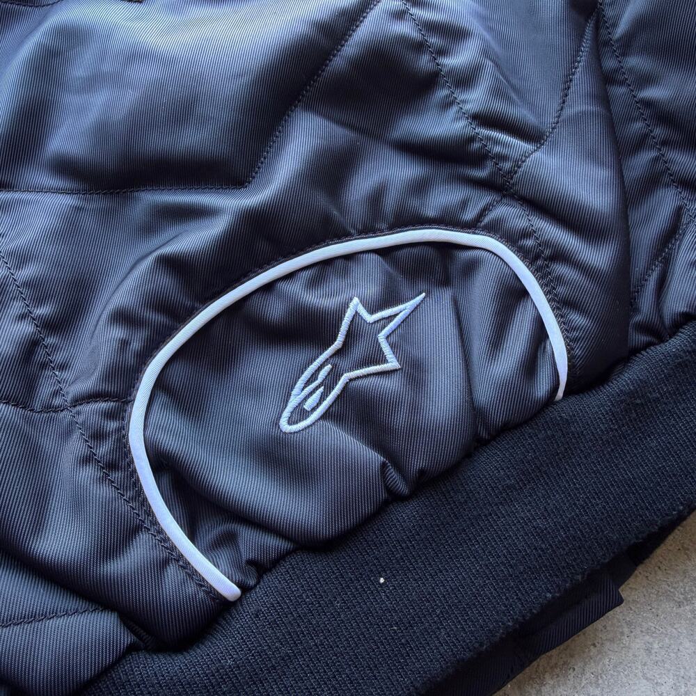 Alpinestars Women’s Quilted Moto Racing Jacket Black Medium